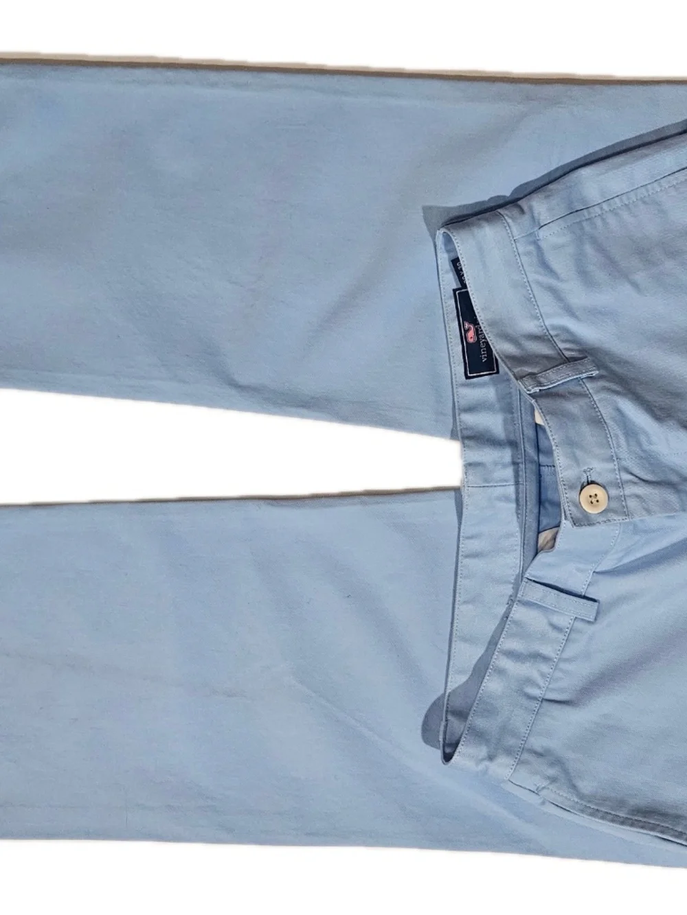 Vineyard Vines Pants Mens 30 Blue Slim‎ Twill 100% Cotton Pockets Flat Front Zip